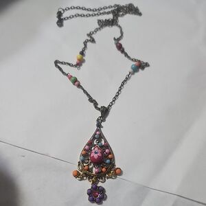 Colorful Pendant Necklace